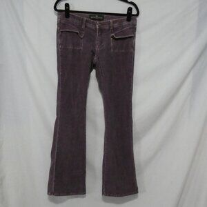 DUCHESSE JEANS | size 7 | Purple Bootcut Five-Pocket Cords / Corduroy Pants